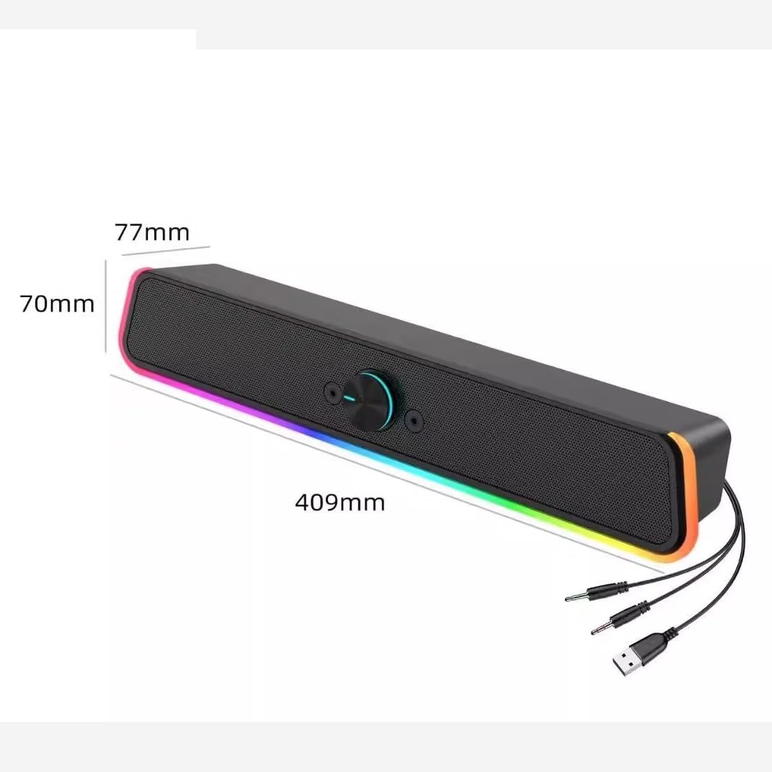 Computer Audio Desktop, Home Laptop, Subwoofer, Wired Speaker Desktop