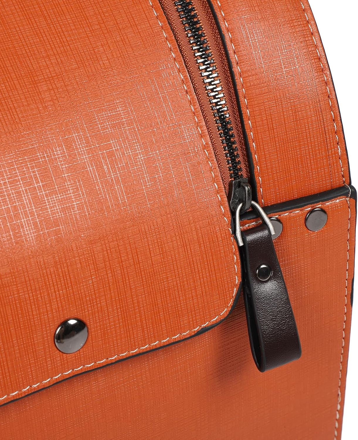 Motorcycle Tail Bag, Waterproof Leather ABS, 29.5L Capacity - Quick Release Installation, Anti - Theft Lock Technology, Ideal for Scooter and Motorbike Riders (Orange with Black Stripe)