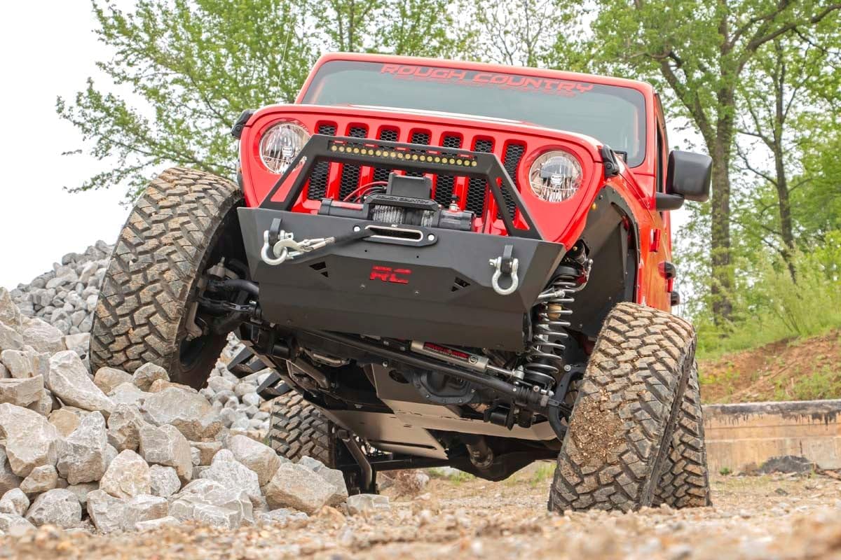 Rough Country Skid Plate System for 18-20 Jeep Wrangler JLU | 3.6L - 10616