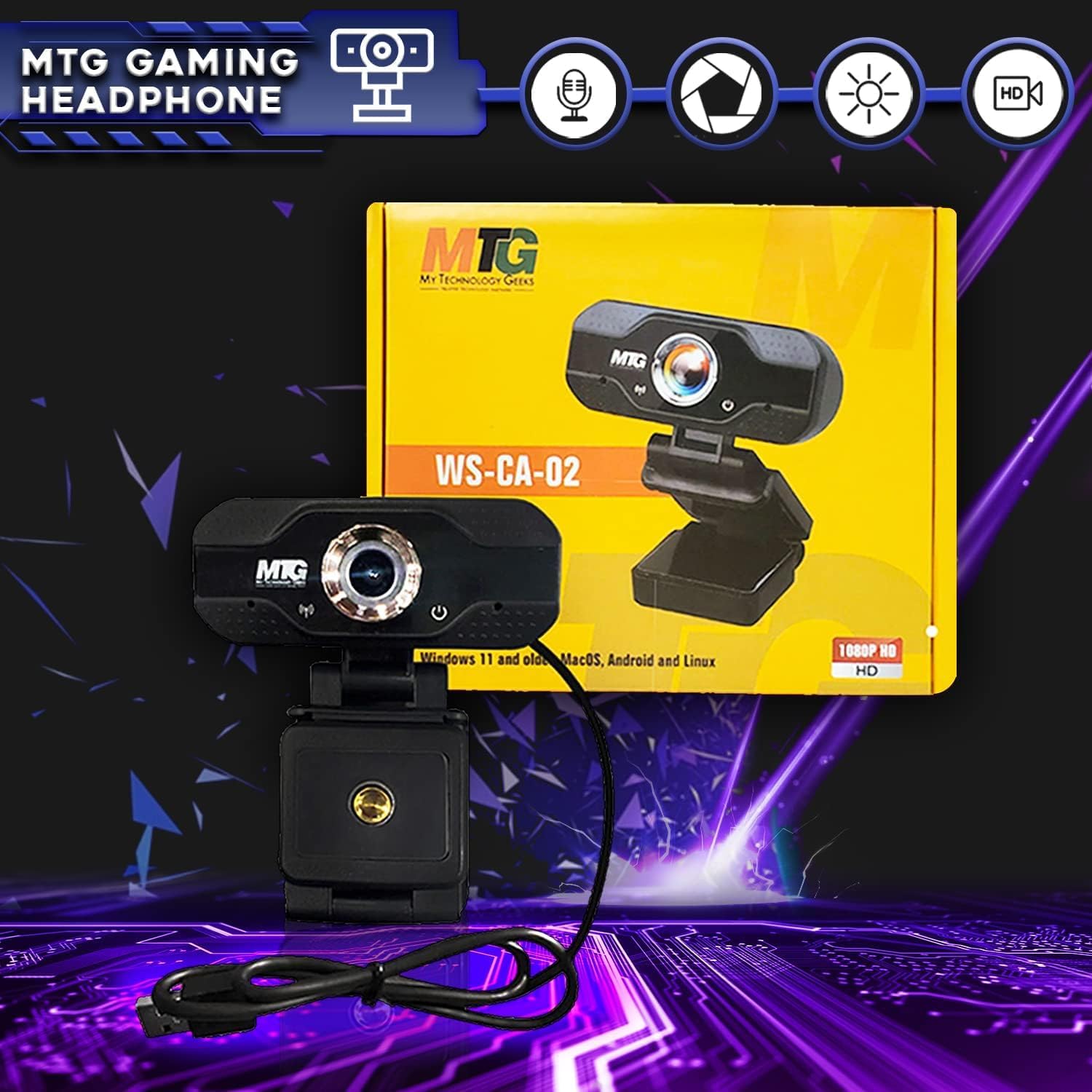 TechMagnet Gaming Desktop PC, Intel i5 6th Gen, Zeus Pro 6, RX 550, 16GB RAM, 512GB SSD + 2TB HDD, RGB Keyboard Mouse, Speaker, Headphone, Webcam, Windows 11 (Renewed)