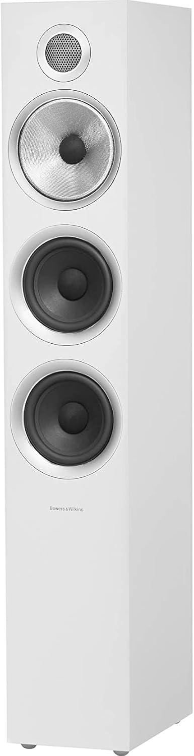 Bowers & Wilkins 704 S2 Floorstanding Loudspeaker - Slim & Compact Tower Speaker