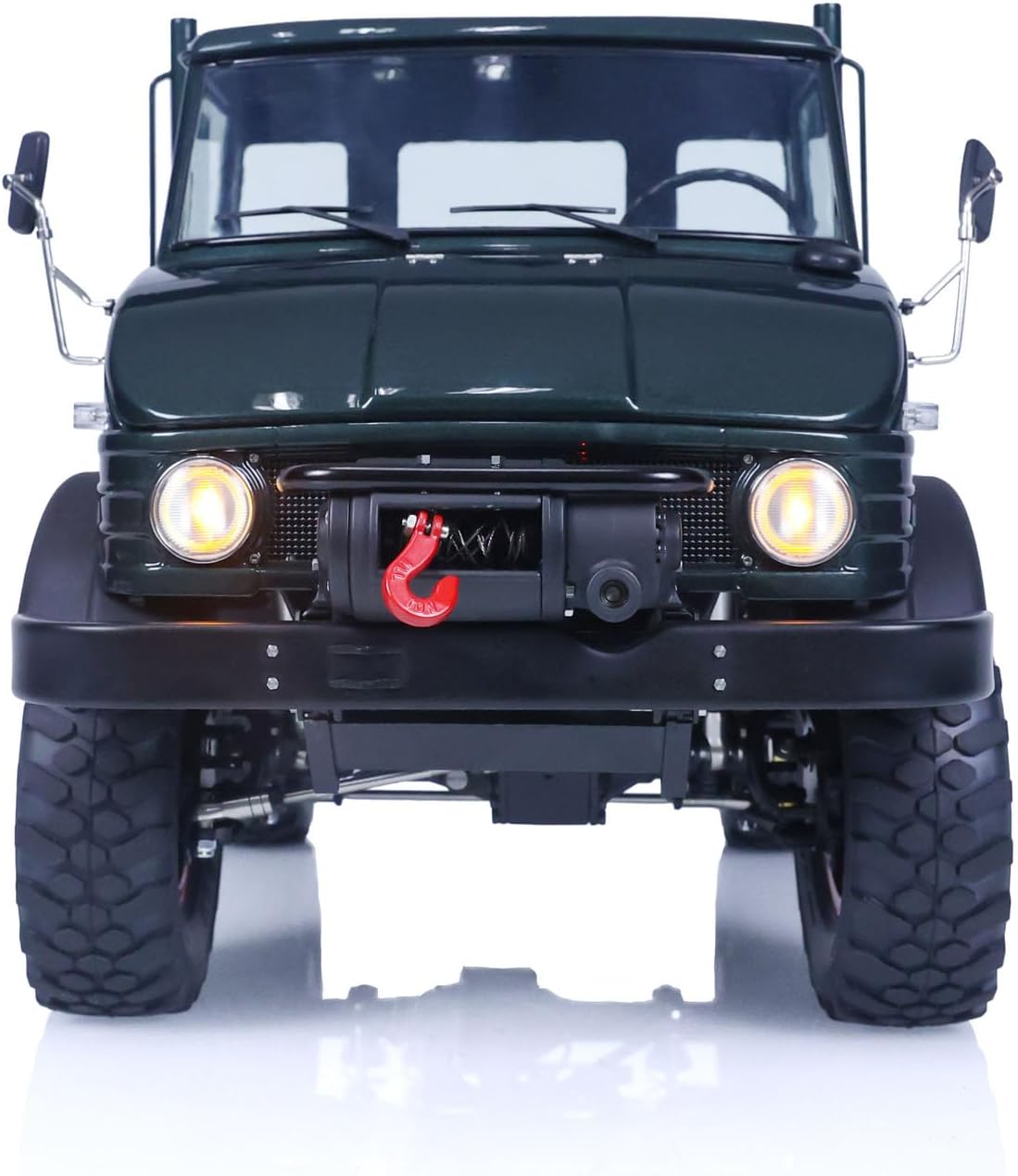 LESU 4X4 1/10 RC Off-Road Vehicles Painted Assembled 2 Speed Transmission Winch Motor ESC Servo Light Sound for Rave-Um406 Electric Cars Hobby Grade Model