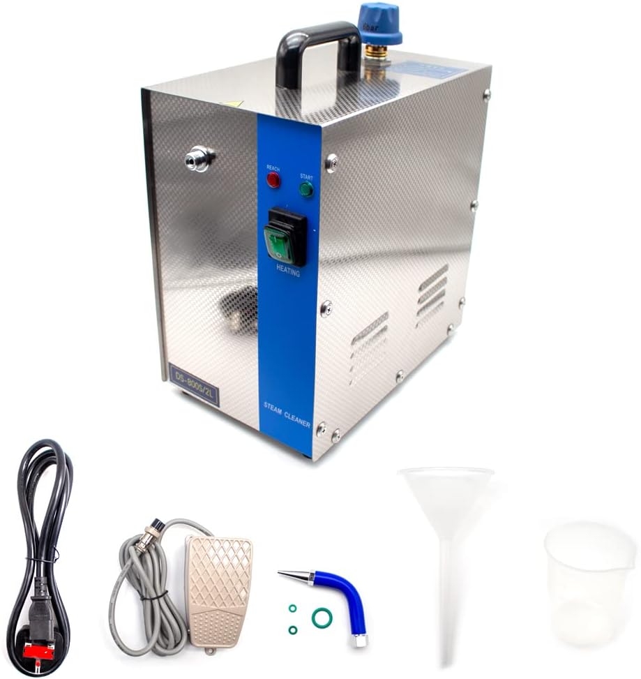 iDili Jieotwice Stainless Steel Jewelry Steam Cleaner Gem Washer Gold and Steam Cleaning Machine Goldsmith Equipment 2L 1300W