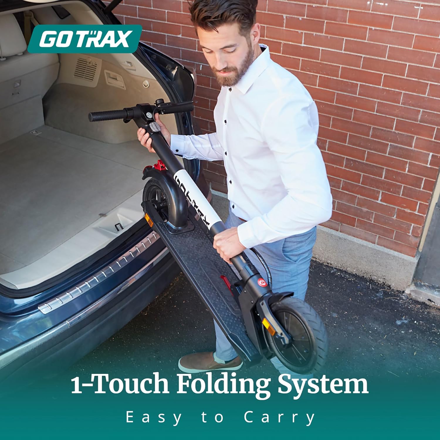 Gotrax XR Elite Electric Scooter for Adults, Max 16 Mile Range 15.5Mph Speed 300W Motor, 8.5