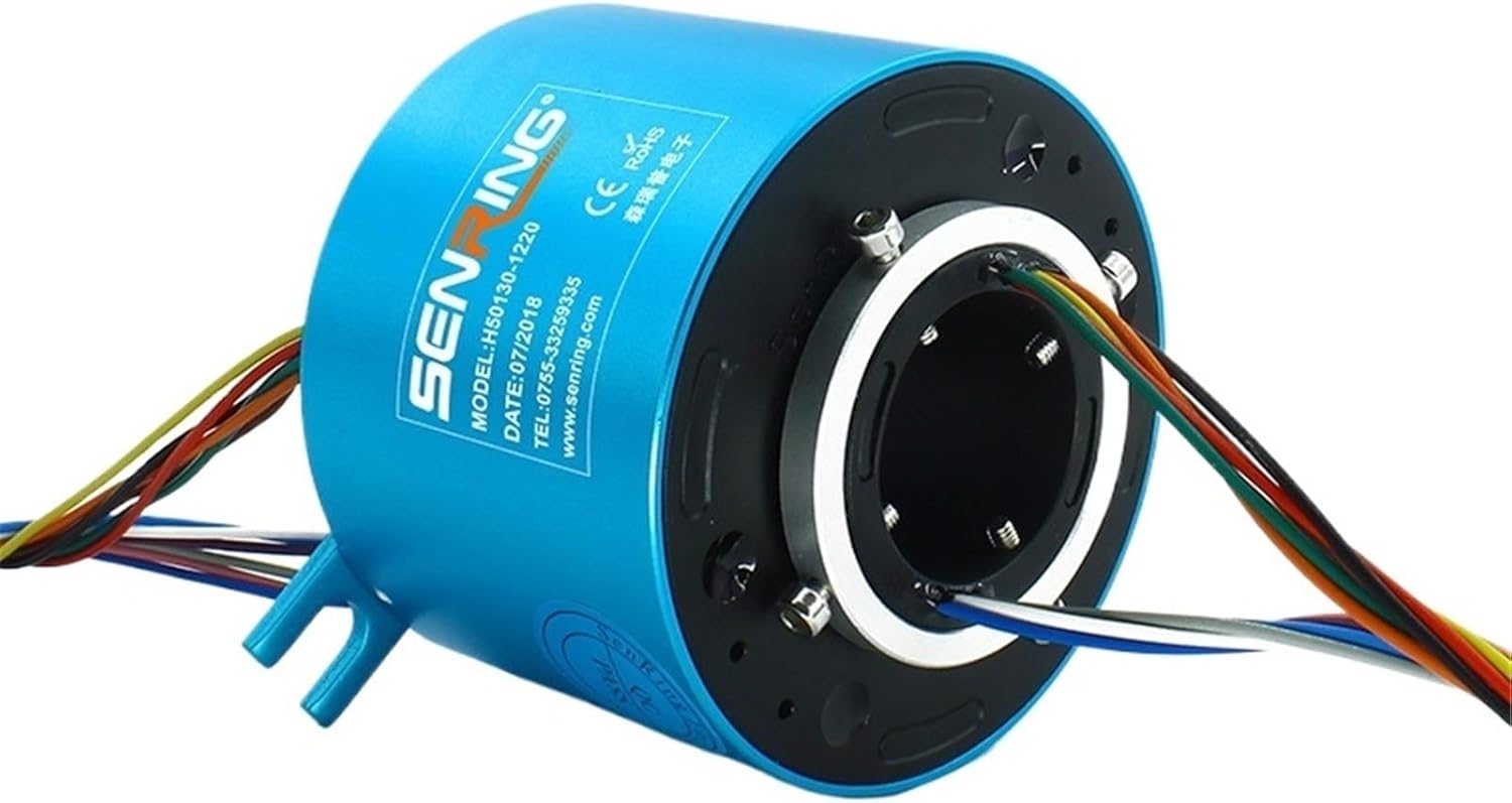 Stock 6 Wires /12 Wires for Through bore Slip Ring Centre ID 12.7mm,20mm, 25.4mm, 38.1mm, 50mm, 60mm Current Each 10A(20X56mm 12wire 10A)