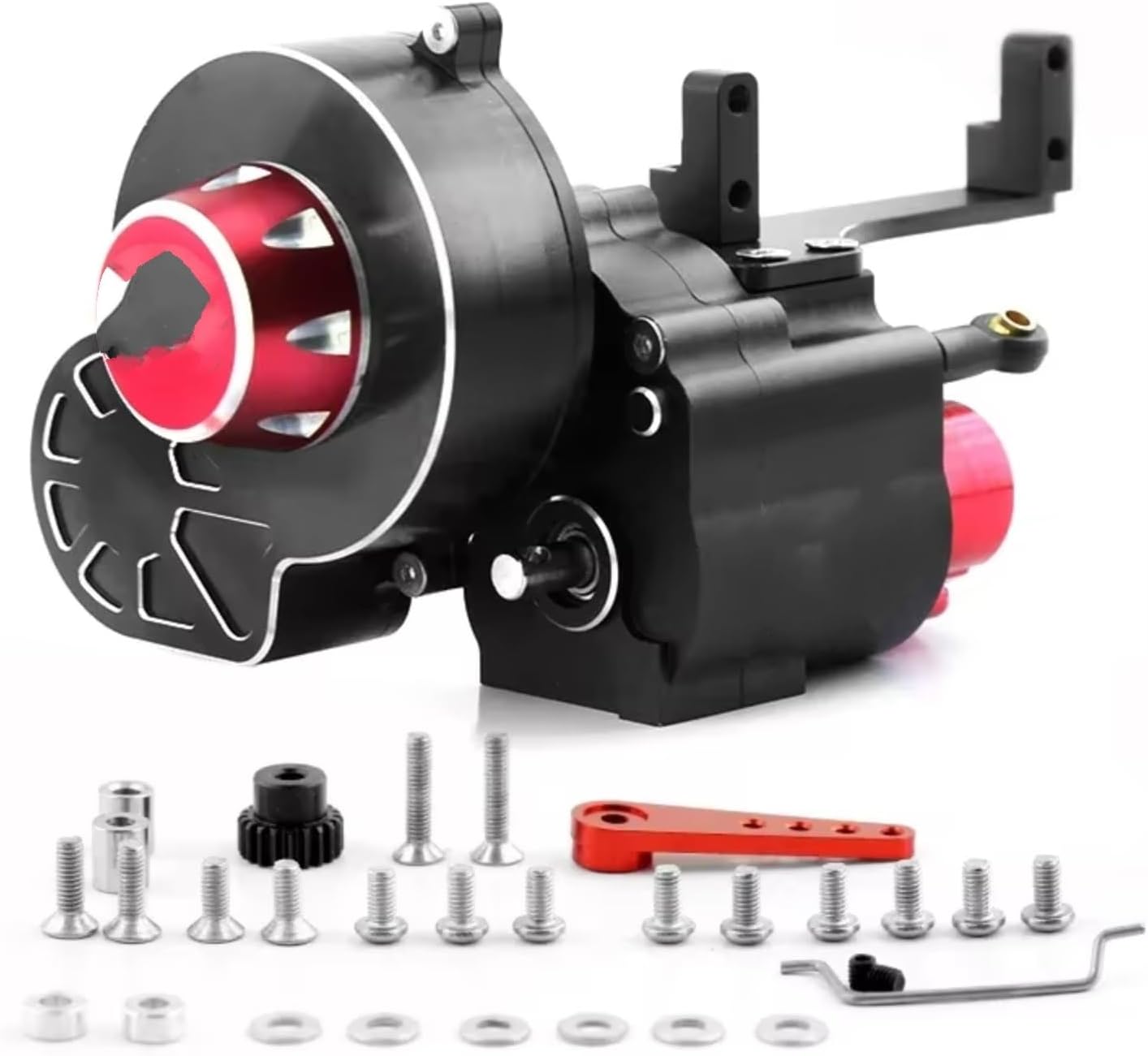 RC Gearboxes For Axial For SCX10 II III 1/10 Metal 2-Speed Shift Transmission Gearbox RC Crawler – High Torque Smooth Shifting Upgrade