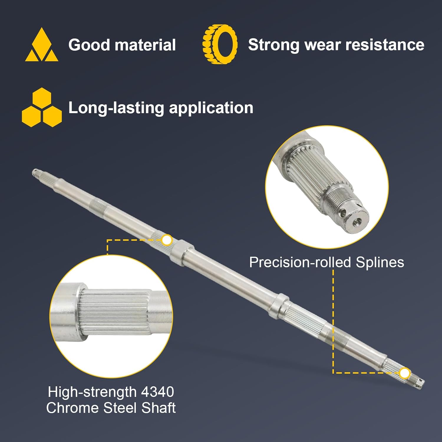 Rear Final Gear Differential with Rear Axle Shaft Compatible with Honda Rancher 2007-2013 TRX420 TRX420FM TRX420FPE TRX420FPM TRX420TE TRX420TM # 41300HP5600 41300-HP5-600