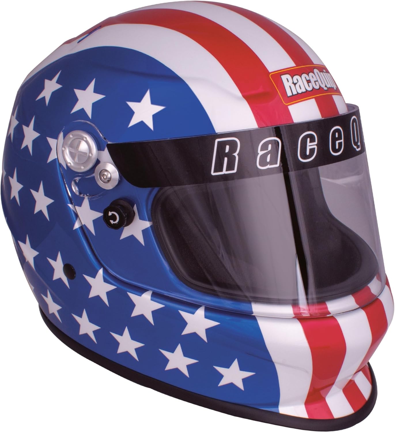 RaceQuip Full Face Auto Racing Helmet Model SFI 24.1 Pro Youth Junior Kids America Graphic 2261296