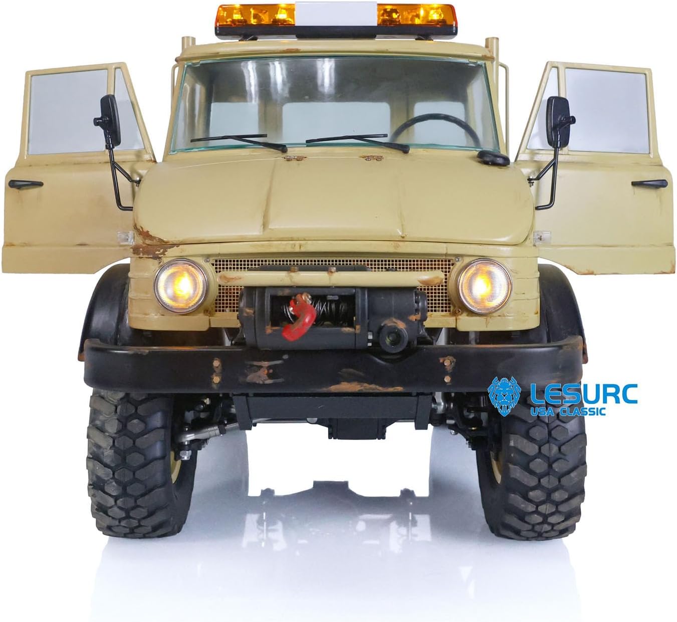 wheelfun LESU 1/10 4X4 Metal Remote Control RC Off-Road Vehicles 2 Speed Transmission RTR RC Car Um406 Trucks Hobby Grade Model