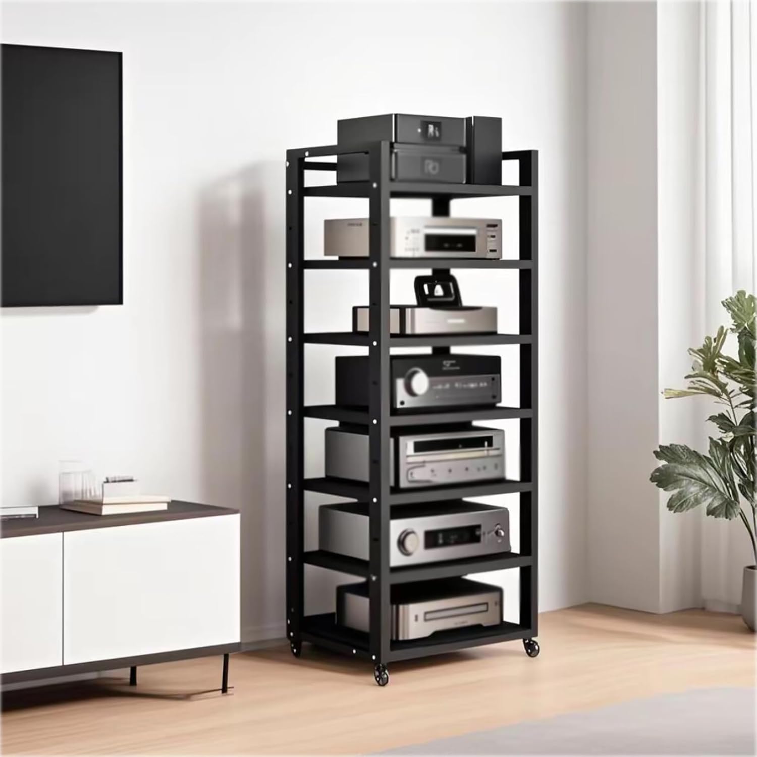 YDEHUEAD 7 Tier Audio Rack Tower