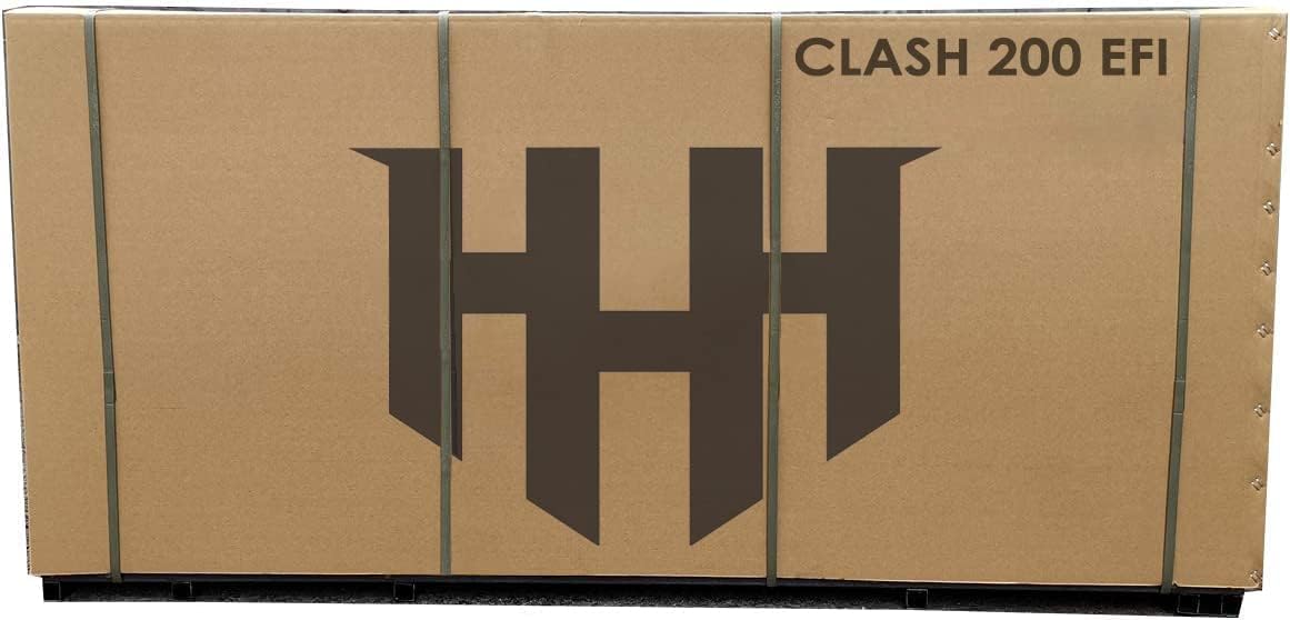 HHH Clash 200 EFI Adult Gas Street Scooter CLASH200 EFI Big Size 200cc Scooter Motorscooter (BLUE)