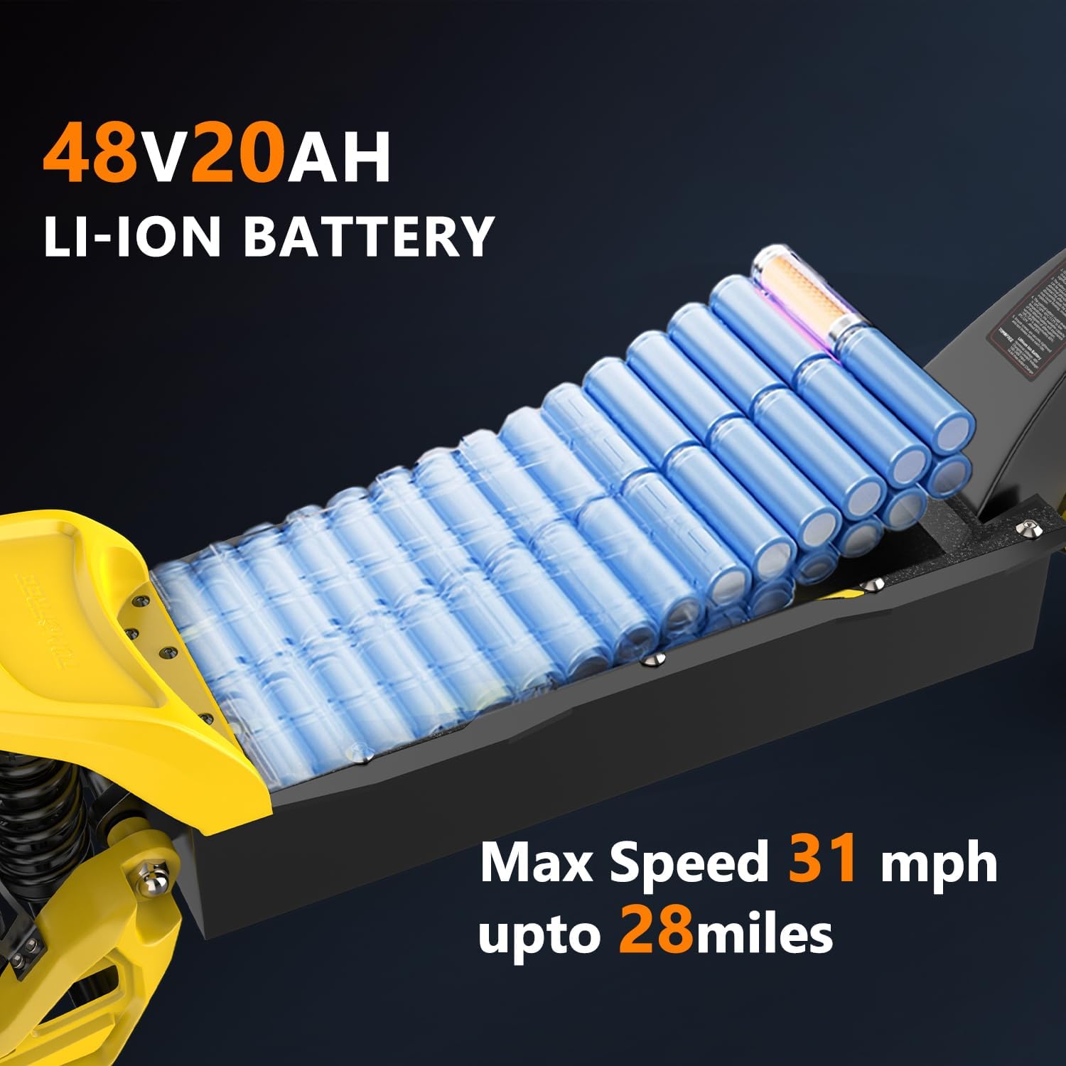 Electric Scooter Adults,1500W Motor, 48V 15/20Ah Battery, 31MPH Max Speed, 30Mile, Foldable E Scooter for Kids Ages 10-14, 267 lbs/11