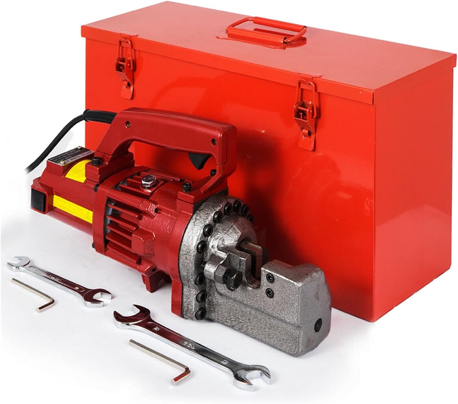 Hydraulic Rebar Bending Machine Electric Portable Hydraulic Rebar Cutter RC-20 1350W Copper Coil Motor Cut-Off Speed 3.0-3.5 Sec for Railway Bridges Electric Re