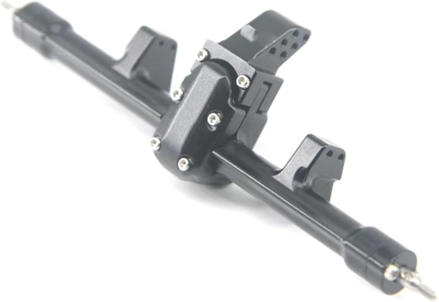 Compatible with SCX24 RC Cars Upgrade Parts Replacement Accessories Brass Front and Rear Axle with Steel Steering RC Front and Rear Axle