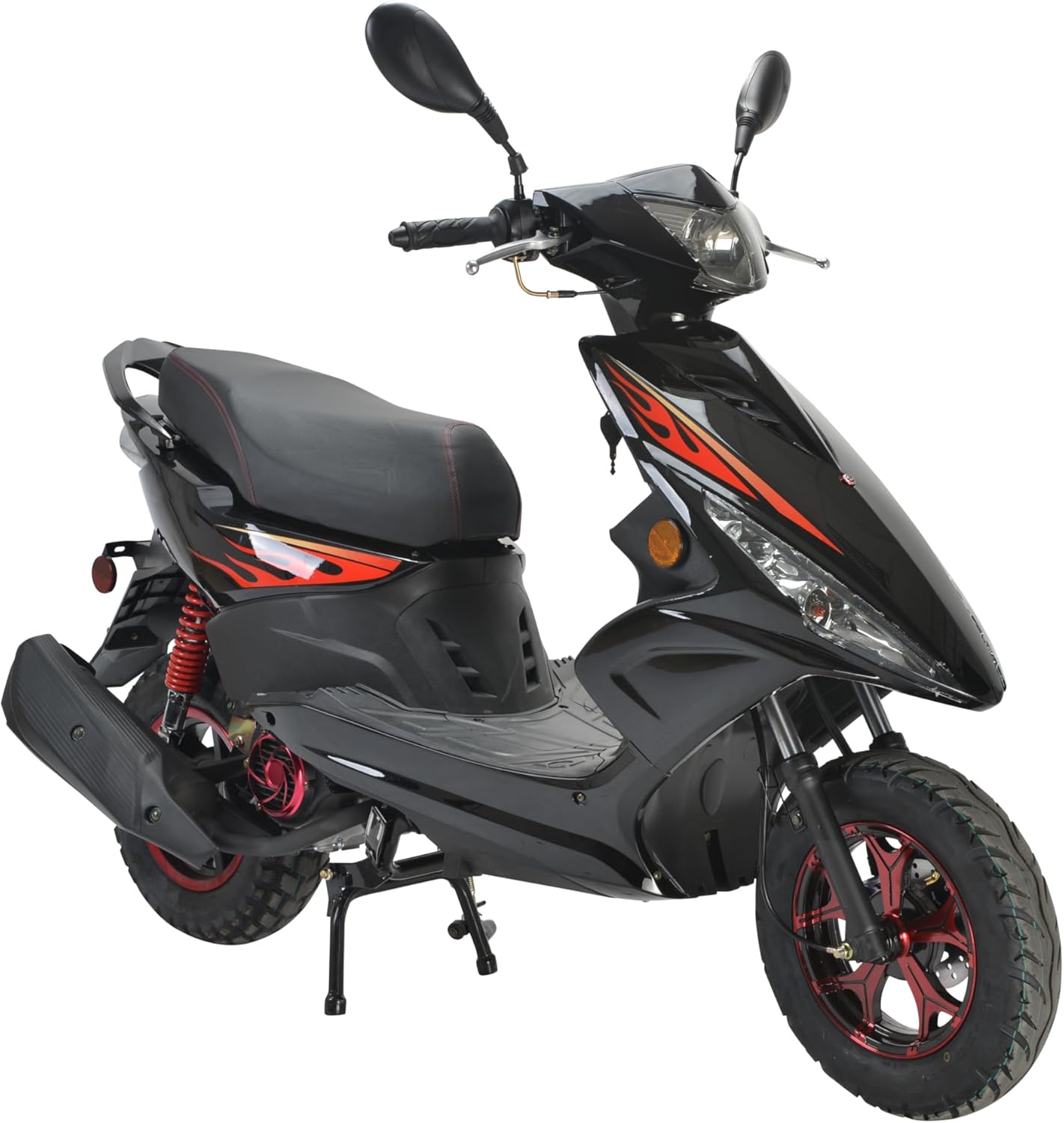 HHH Wave 150cc Fully Automatic Gas Scooter Moped for Youth and Adult 150 cc Adult Bike with 10