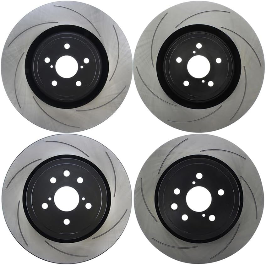 Brake Rotors Front Rear Disc Brake Rotor Automotive Replacement Brake Rotors Pack of 4 for GS F 2016 2017 2018 2019 for GS350 2016 2017 2018 for RC F 2015 2016 2017 2018 2019