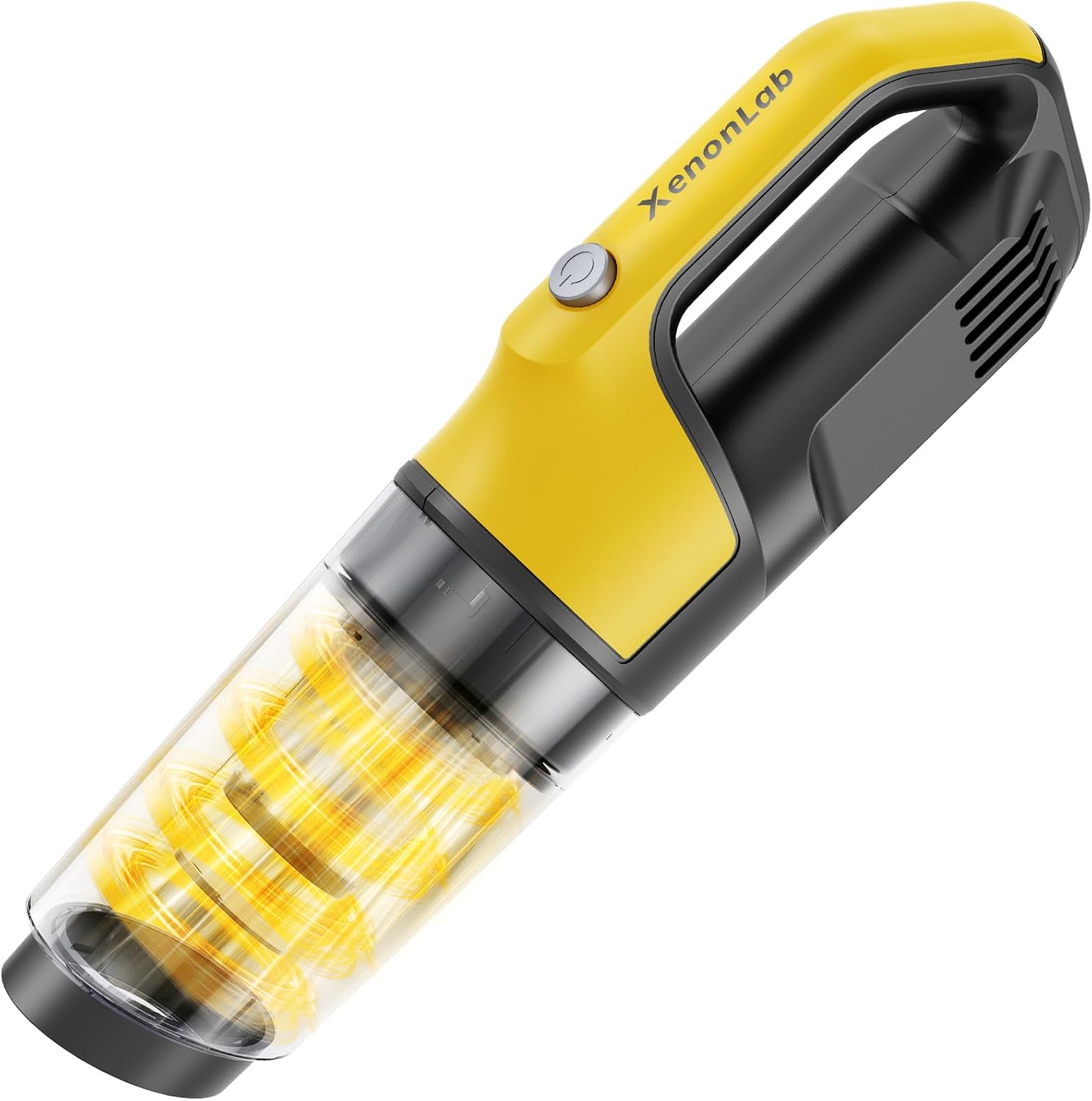 XenonLab Handheld Vacuum Cordless Car Vac Hand Held Vacuums 4-in-1 Hand Vac Cordless (Yellow and Black)