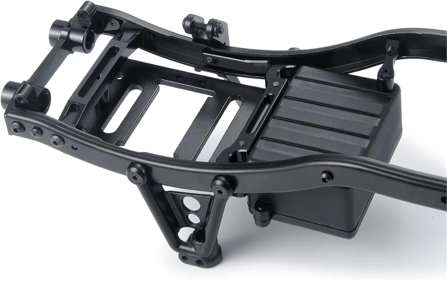 RC Car Parts Compatible with Axial for SCX10 90046 90047 90027 90028 1/10 RC Crawler Car Upgrade Accessories Metal for Chassis Frame