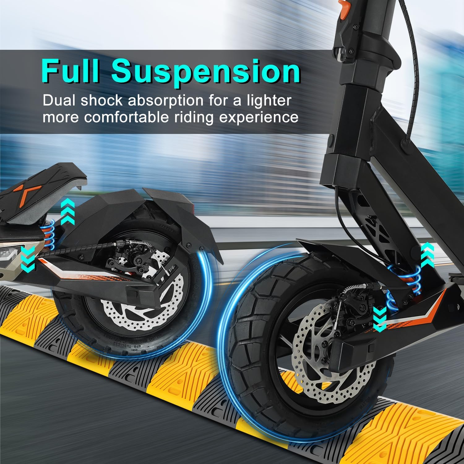 Electric Scooter Adults 1600/6000W Motor 50 Miles Long Range & 40/45/50 MPH Top Speed 10