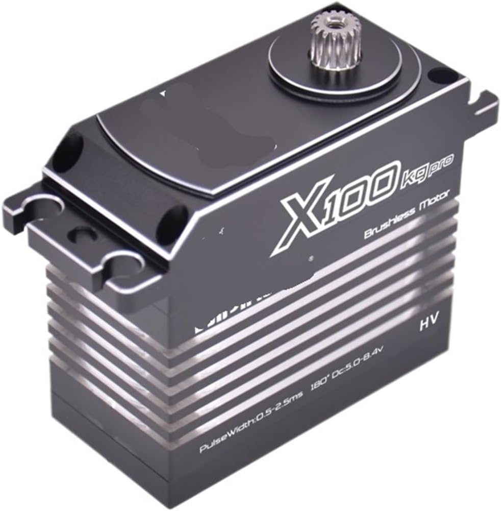 High Torque high Voltage servo 100KG CNC Aluminum Shell Metal Gear brushless Waterproof 1/6 Scale Giant Motor