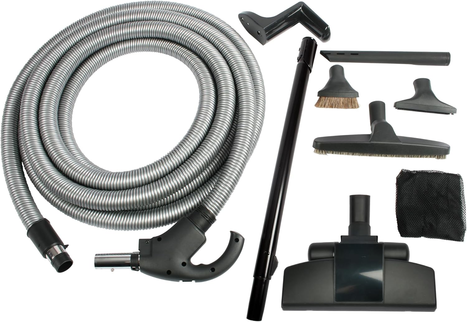 Central Vacuum Kit with Switch Control 50' Hose