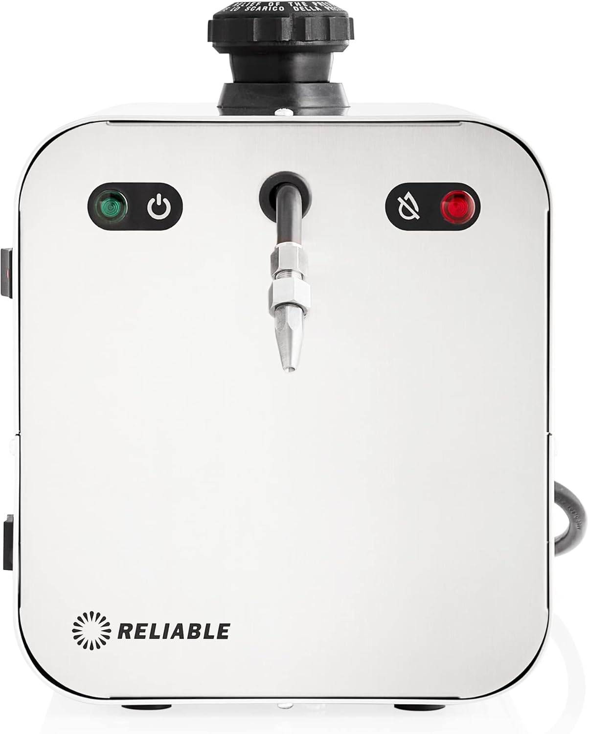 Reliable 4100CJ 2.2L Jewelry Steam Cleaner with Eco Mode, 120V, 50 PSI, Stainless Steel Tank, External Long Life Heating Element, 4 Safety System, Made in Italy