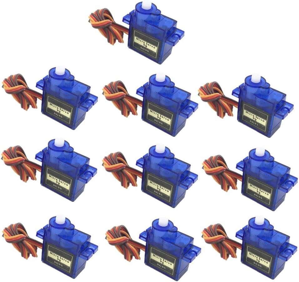 Replacement Part For 5/10pcs 9G Micro Mini Servos S Better Than Servo For SG90 For RC 250 450 Helicoper Airplane Car Ship Boat All Categories - (Color: 100 Pcs)