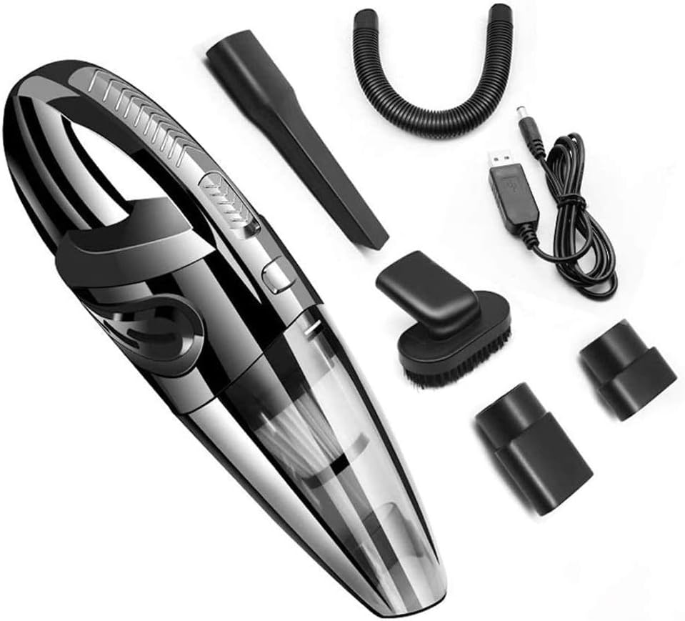 Handheld Vacuum Cordless,120W Wireless Vacuum Cleaner with Washable Portable Filter, for Wet Dry Dual-Use, High Powerful Handheld Vacuum Multifunction for Car and Home, Travel - Car Accessories ﻿