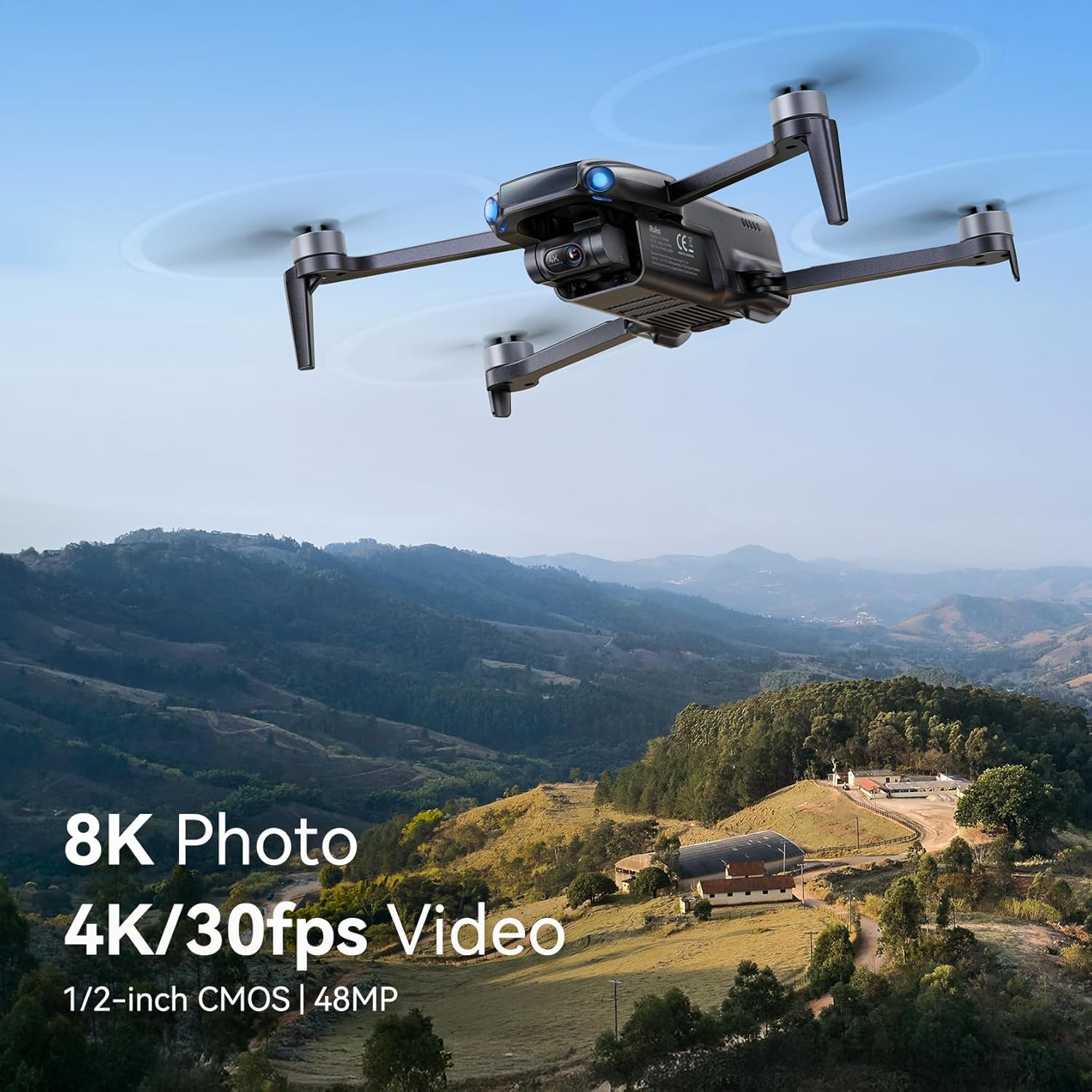 Ruko U11MINI 4K, Under 249g Pocket Drone with Camera for Adults 8K Photo 4K/30fps Video and Ruko U11MINI/U11MINI 4K Intelligent Flight Drone Replacement Battery