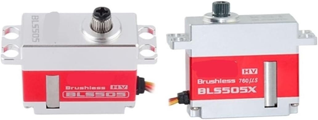 BLS505X Metal Digital Brushless High Voltage Servo 450/500 Narrow Frequency Tail Lock Servo 5.5kg(BLS505X)