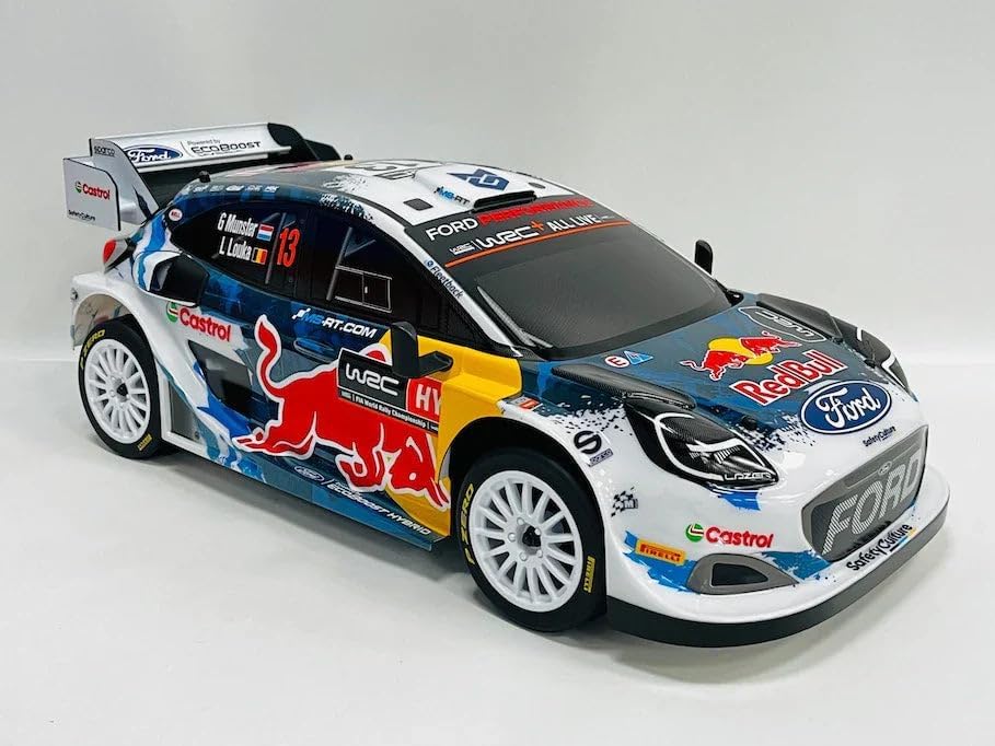 CEN Racing 2024 M-Sport Puma Rally 1 RTR with Brushless Motor, Sensorless Water-Proof ESC - Remote Control Car, RC Racing Car, RC Rally 1/8 Scale On Road Full 4WD Without Battery for Adults