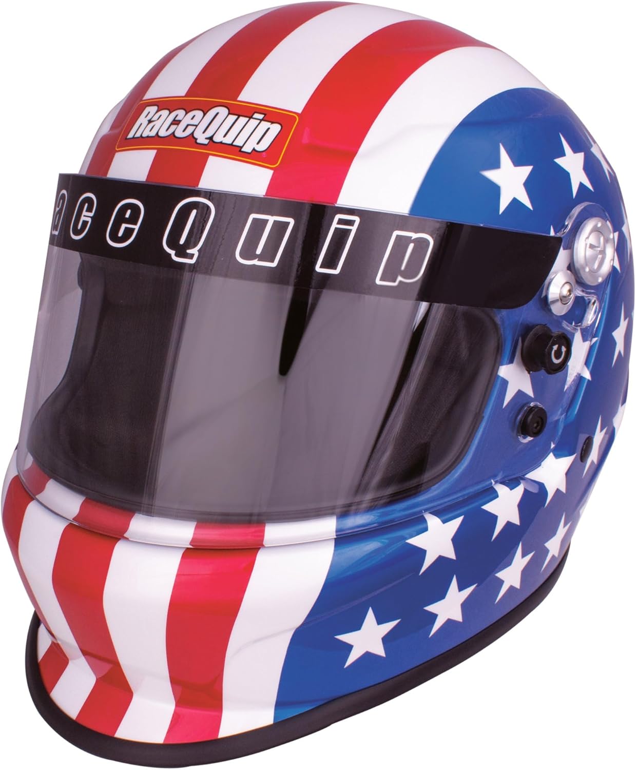 RaceQuip Full Face Auto Racing Helmet Model SFI 24.1 Pro Youth Junior Kids America Graphic 2261296