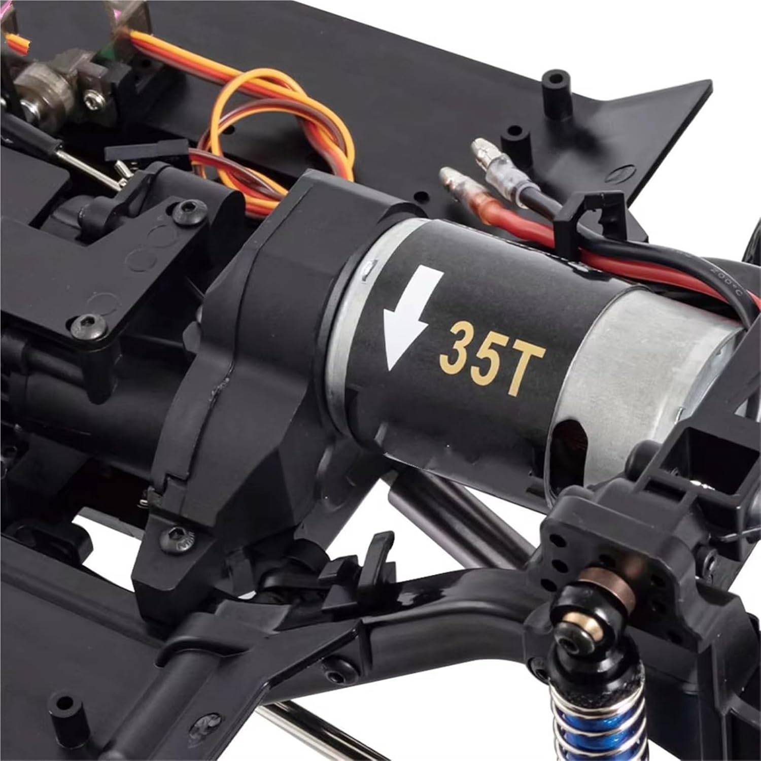 RC Car Parts for Traxxas for TRX4 D90 1/10 313mm Wheelbase Chassis Frame Set with 35T 550 Motor 2 Speed Transmission RC Car Rock Crawler Upgrade Parts(Chassis with Wheels)