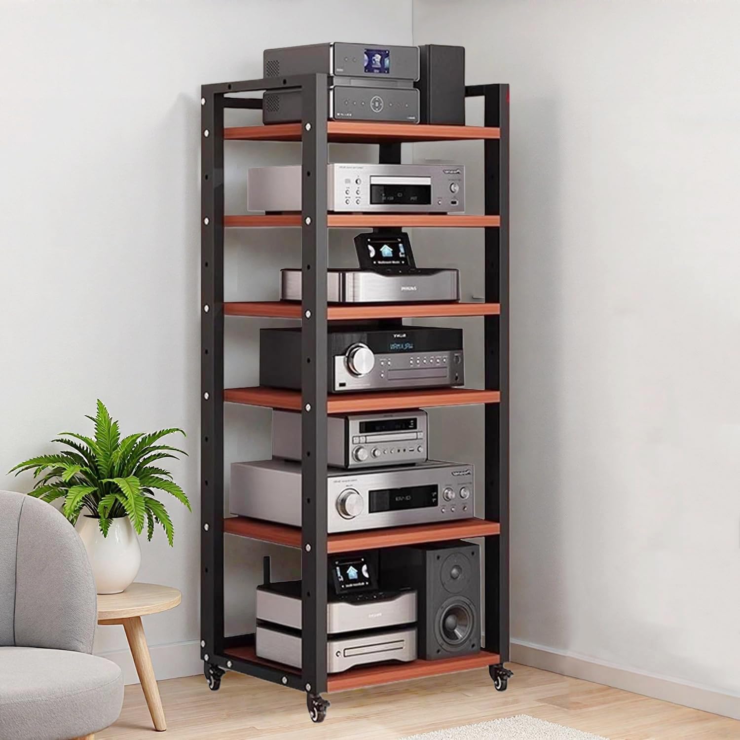 XEOKXOIT 6 Tier AV Media Stand