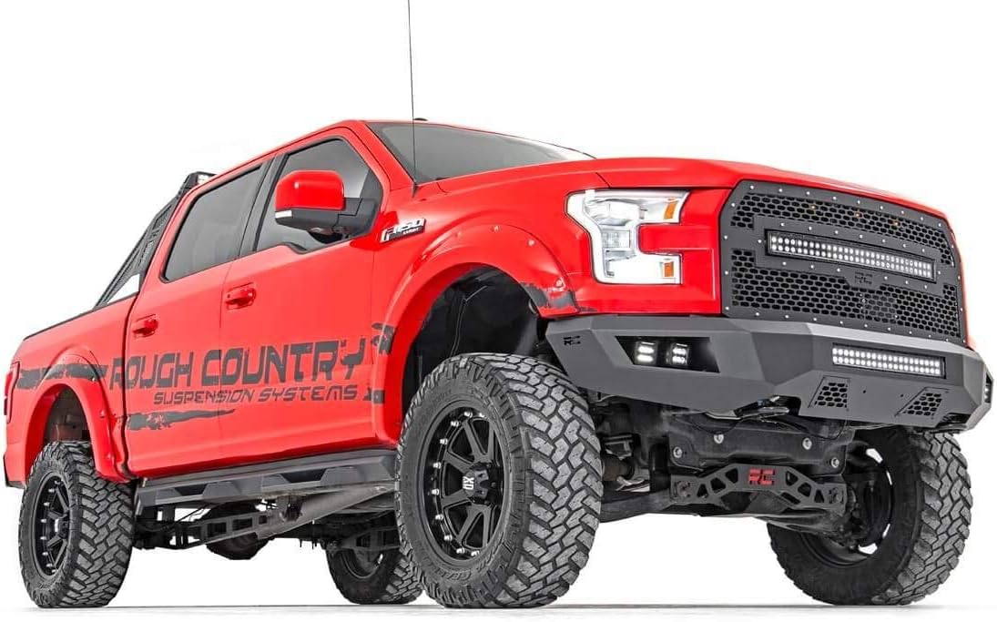 Rough Country Heavy Duty LED Front Bumper for 2015-2017 Ford F-150-10770