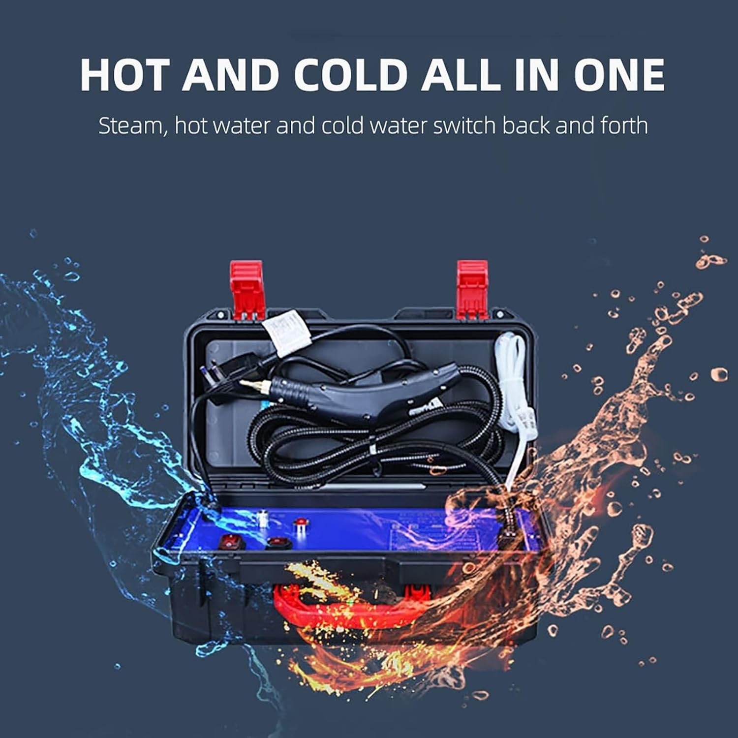 KANGJIEM High Temperature pressurized steam Cleaner, Handheld high Pressure steam Cleaner, Cleaning System Automatic Pump steam Cleaning Machine