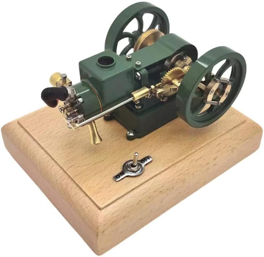 1.6CC Hit and Miss Engine Model, Mini Evaporative Four-Stroke Horizontal Water-Cooled Gasoline Internal Combustion Engine Model Kit