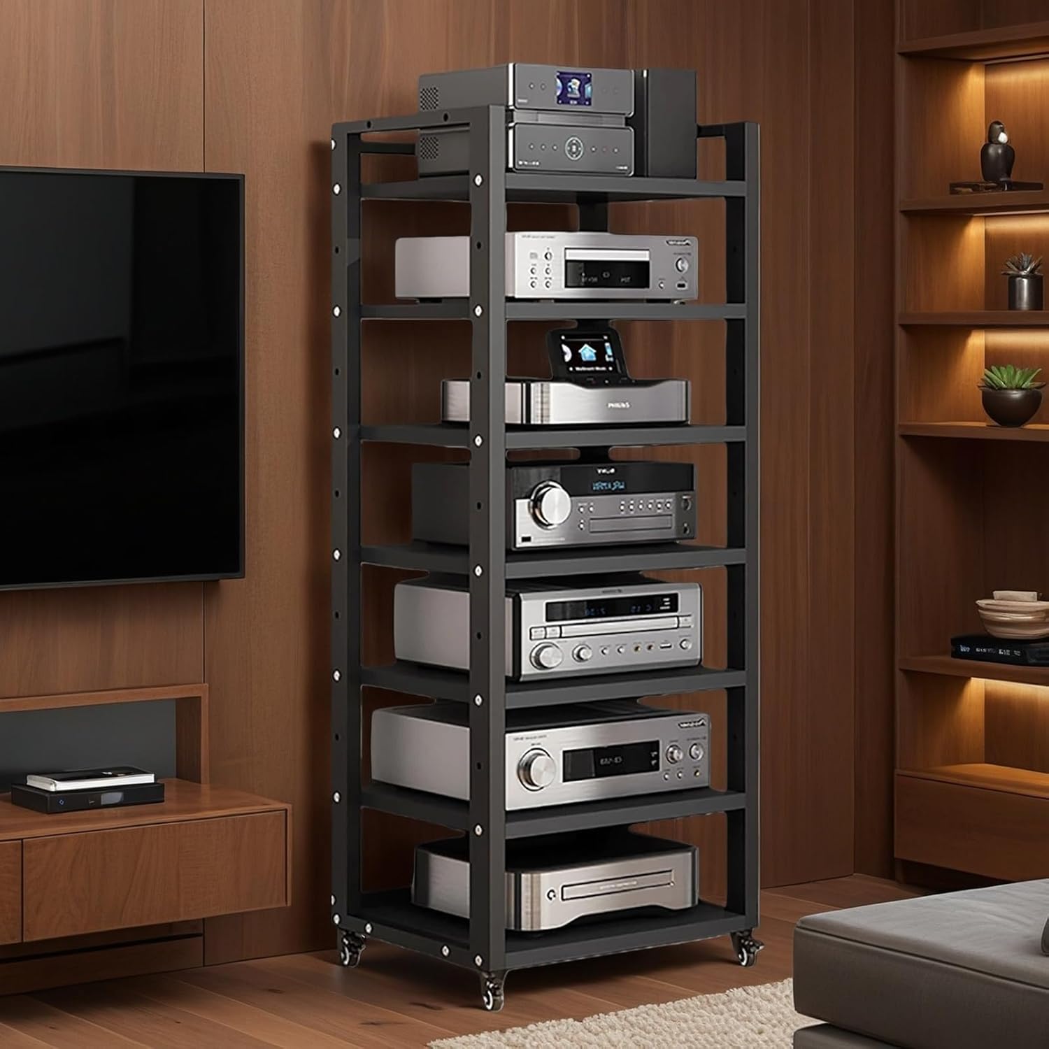 OVZXSD 7-tier Av Media Stand
