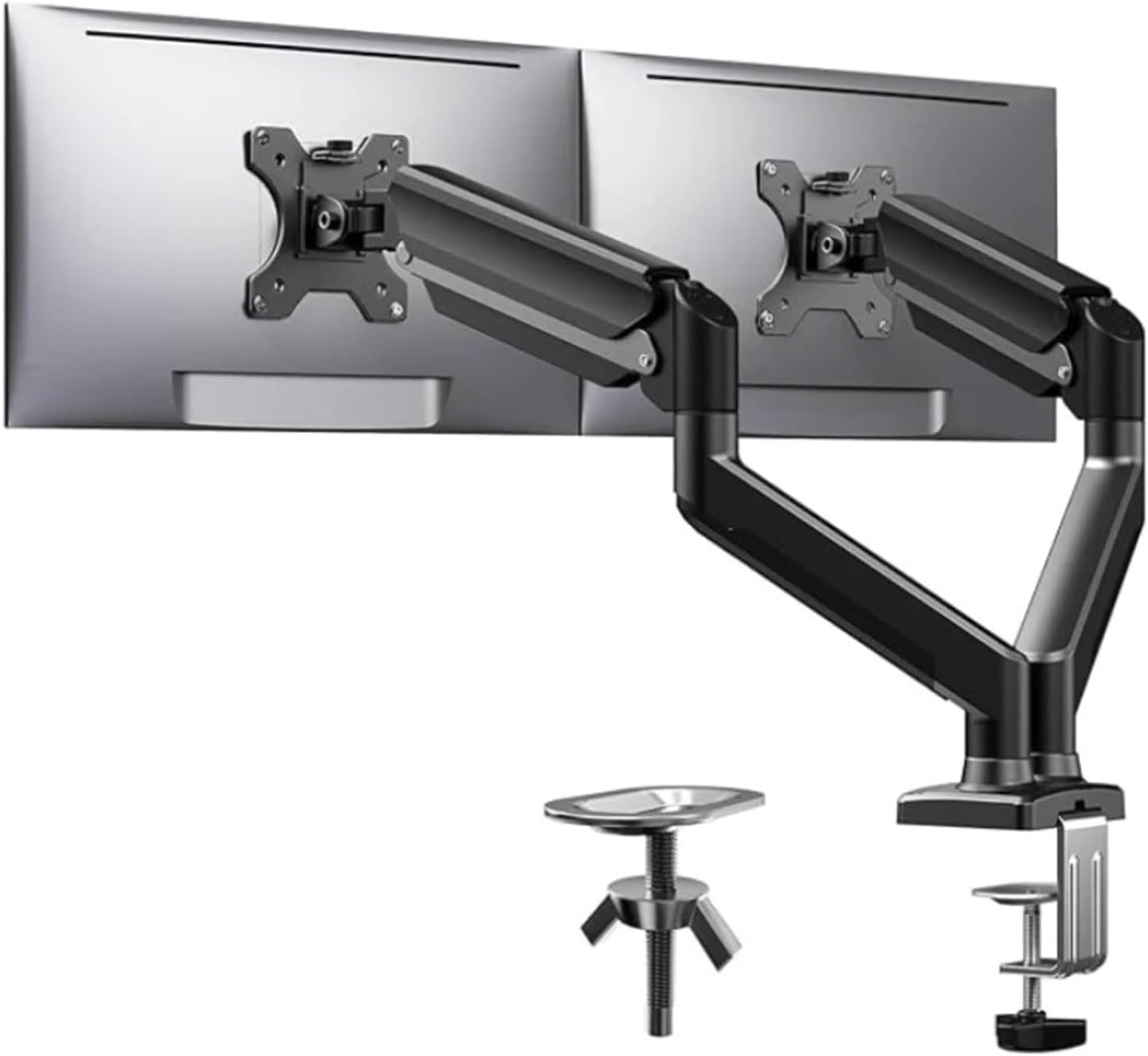 Monitor Mounting Bracket Desktop Extendable Monitor Stand(Black 1Arm)
