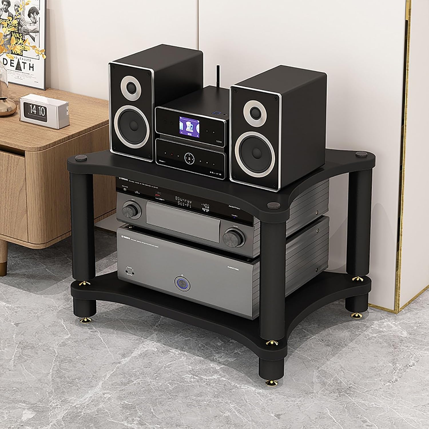 JIAHESHYP 2/3/4-Tier AV Media Stand