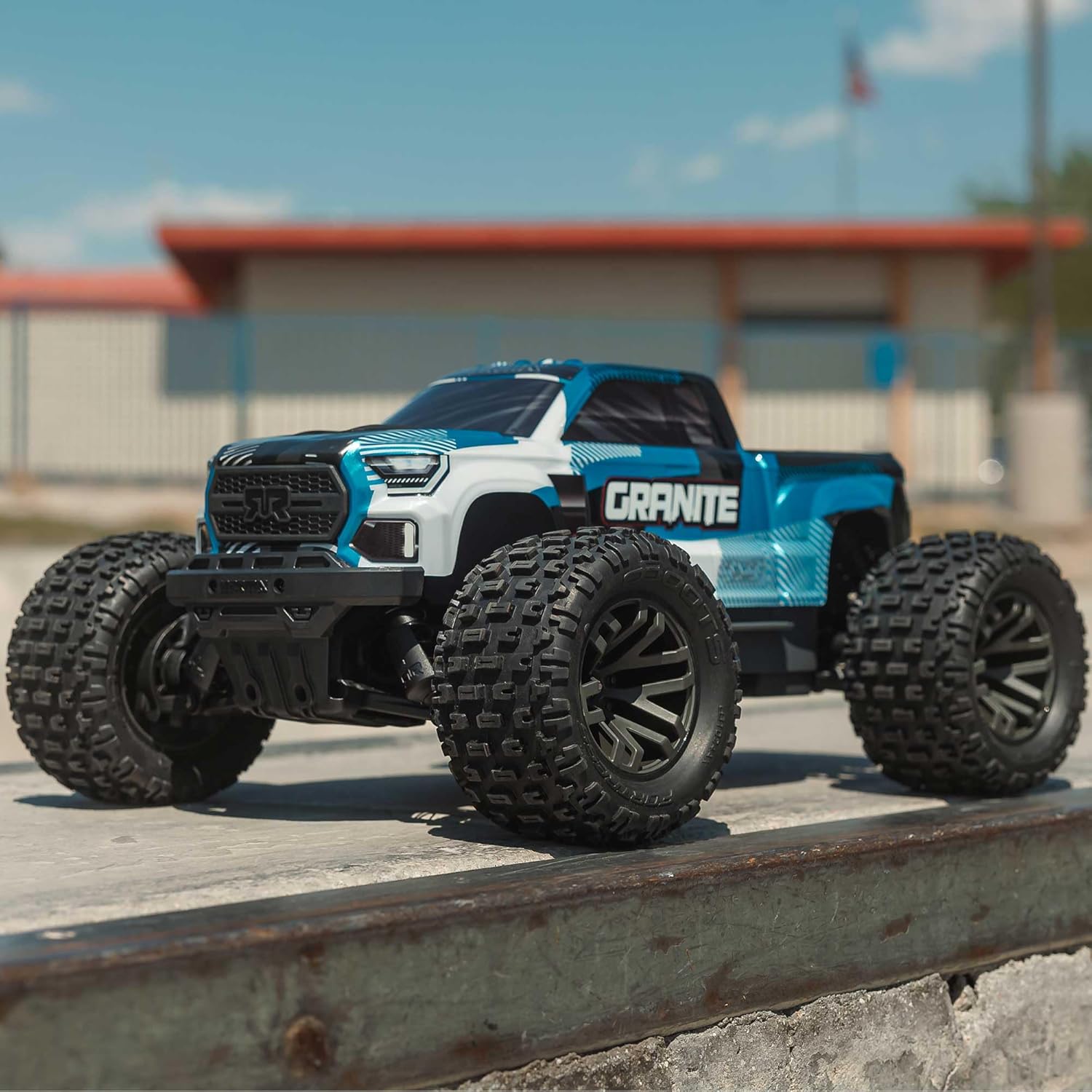 ARRMA RC Truck 1/10 Granite 4X4 223S BLX BRUSHLESS Monster Truck RTR with DSC, Blue, ARA4302V4T1