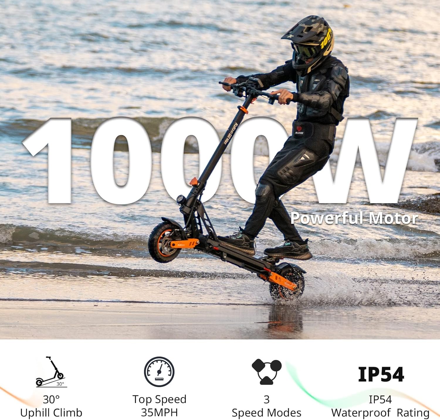 KUKIRIN G2Max/G2Master Electric Scooter with Seat, Powerful 1000W Motor, 35 MPH Max Speed, 50 Miles Range, 48V/20Ah Large Capacity Battery, Dual Brake Folding Fast e Scooter for Adult