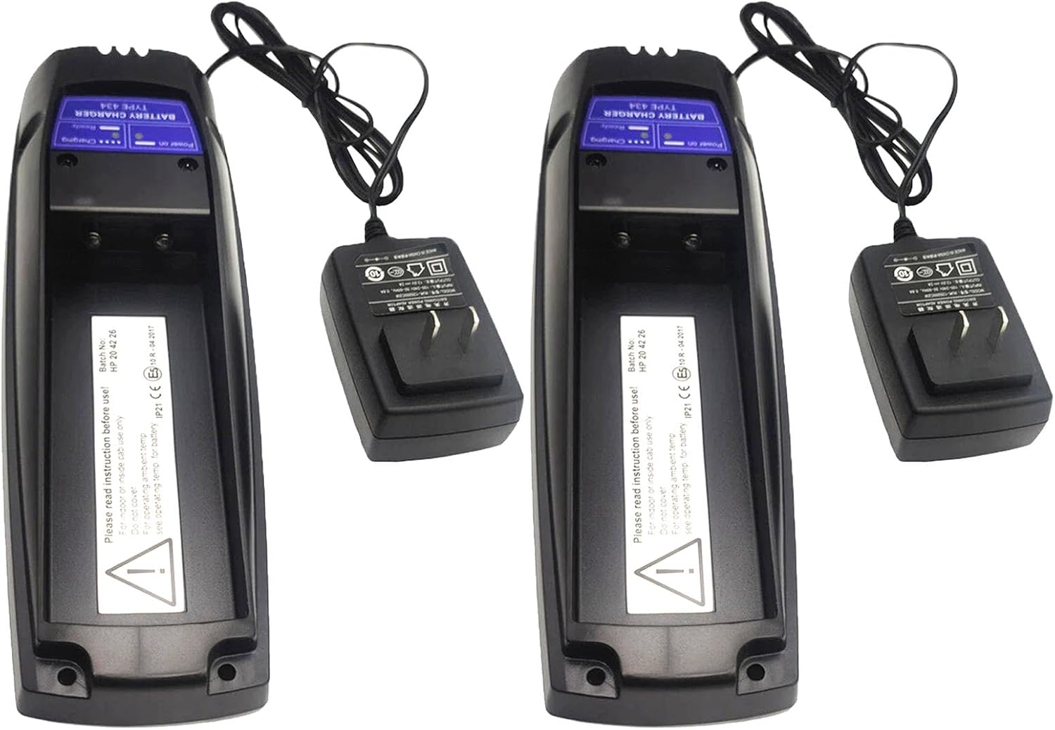 ❏ 2X Scanreco 434 Battery Charger for Scanreco 592 593 590 Battery, for Scanreco 592 Battery Charger - 100-240V