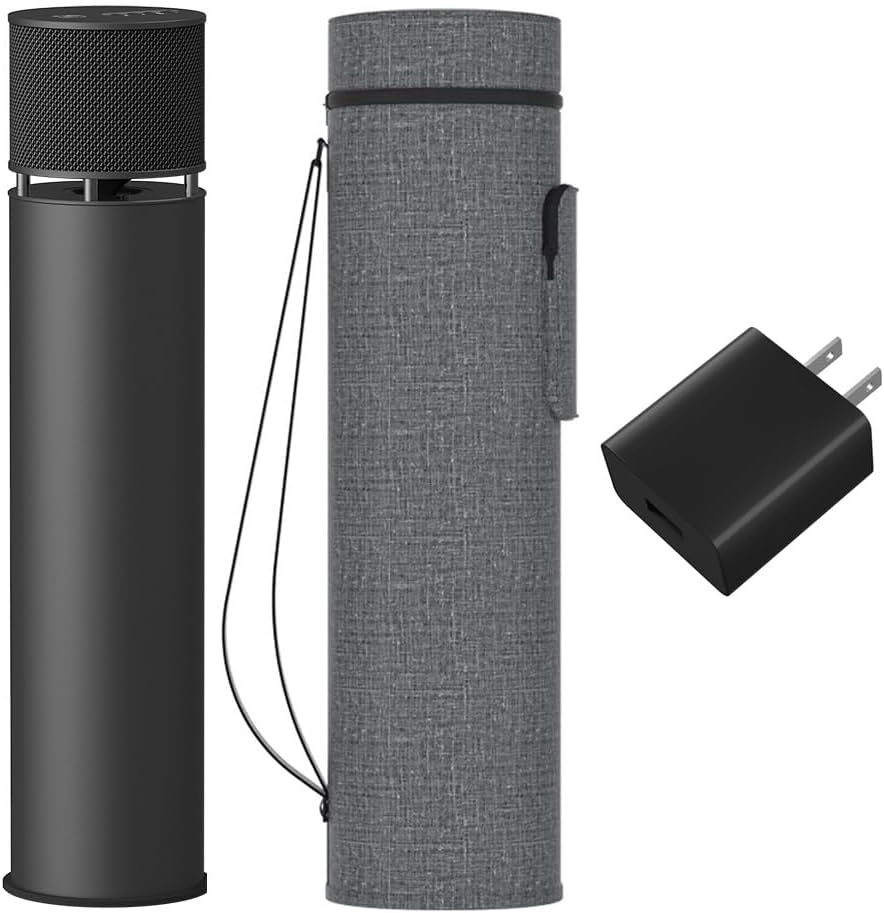 ABRAMTEK E600 Bluetooth Speaker and Carrying Bag and USB Charger Bundle