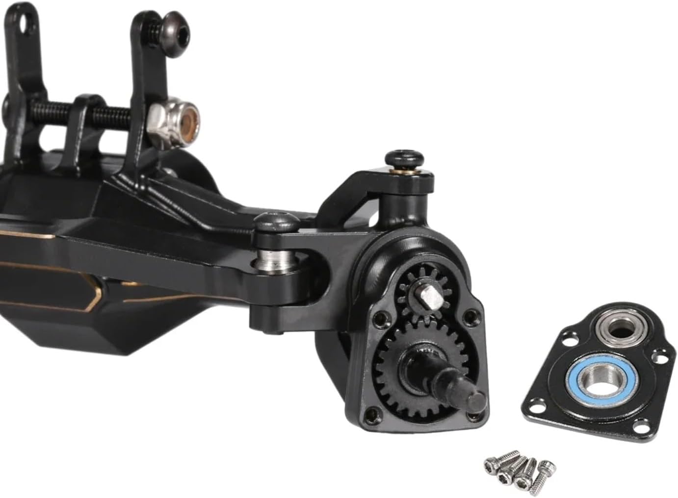 RC Upgrade Accessories for TRX4-M for Bronco for Defender K10 1/18 for LCG Heavy Brass Portal Axle Set High Clearance Upgrade RC Car Crawler for Chassis DIY