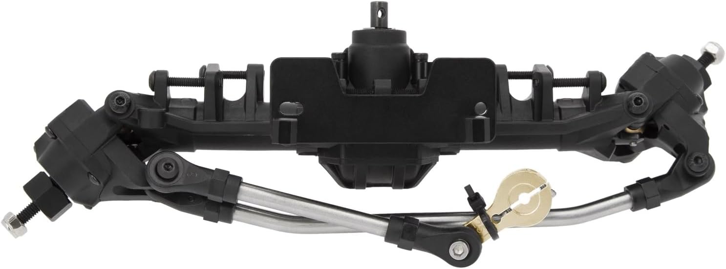 RC Axle Spare Parts For Axial For SCX10 II 1/10 Front Rear Portal Axles Nylon RC Crawler Upgrade Pasrts Model Accessory Repair Replace Assemble(Black)