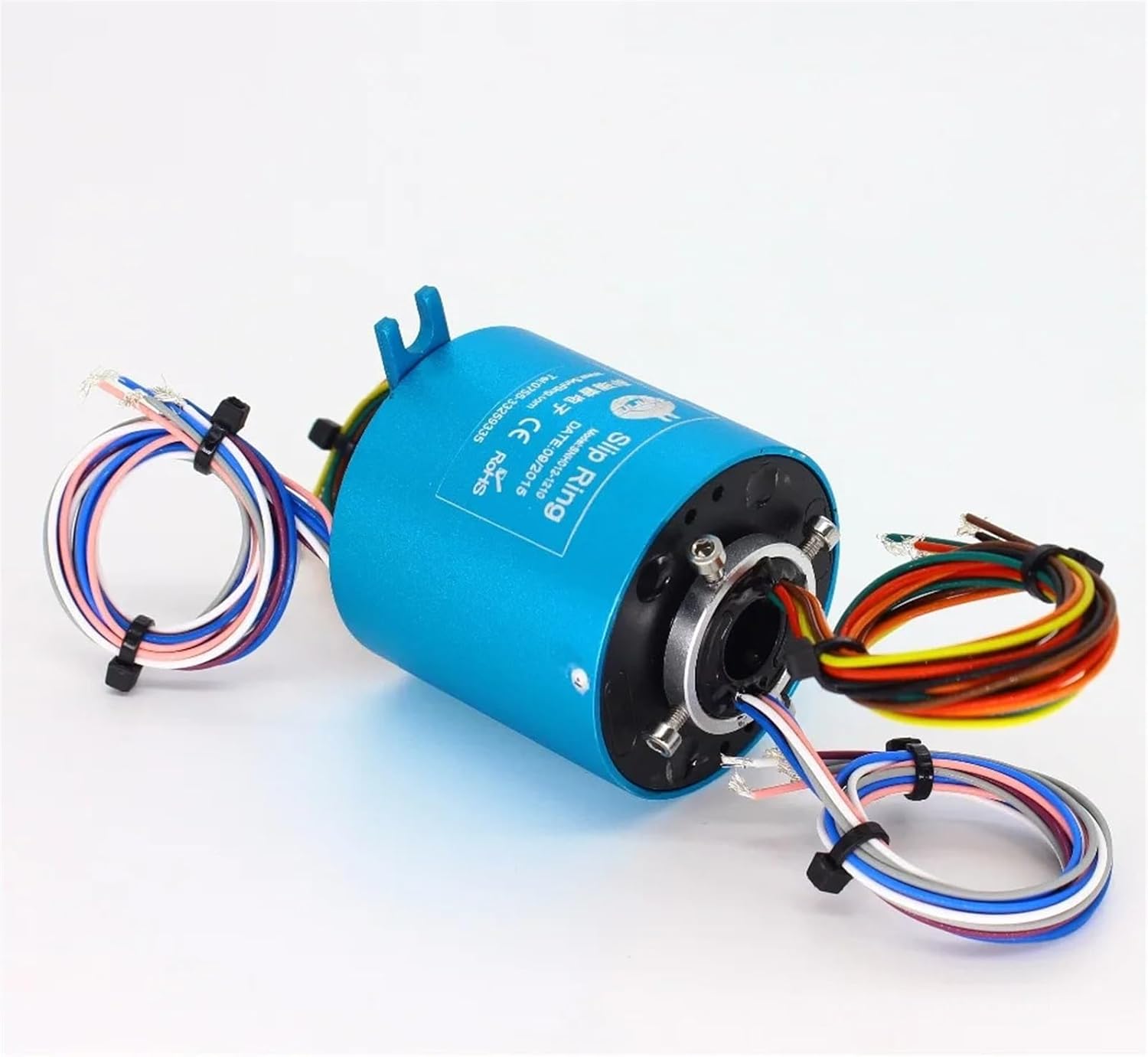 Aluminum Alloy Contacts 12.7mm Gold Contacts of 18 Circuits 5A Through bore Slip Rings