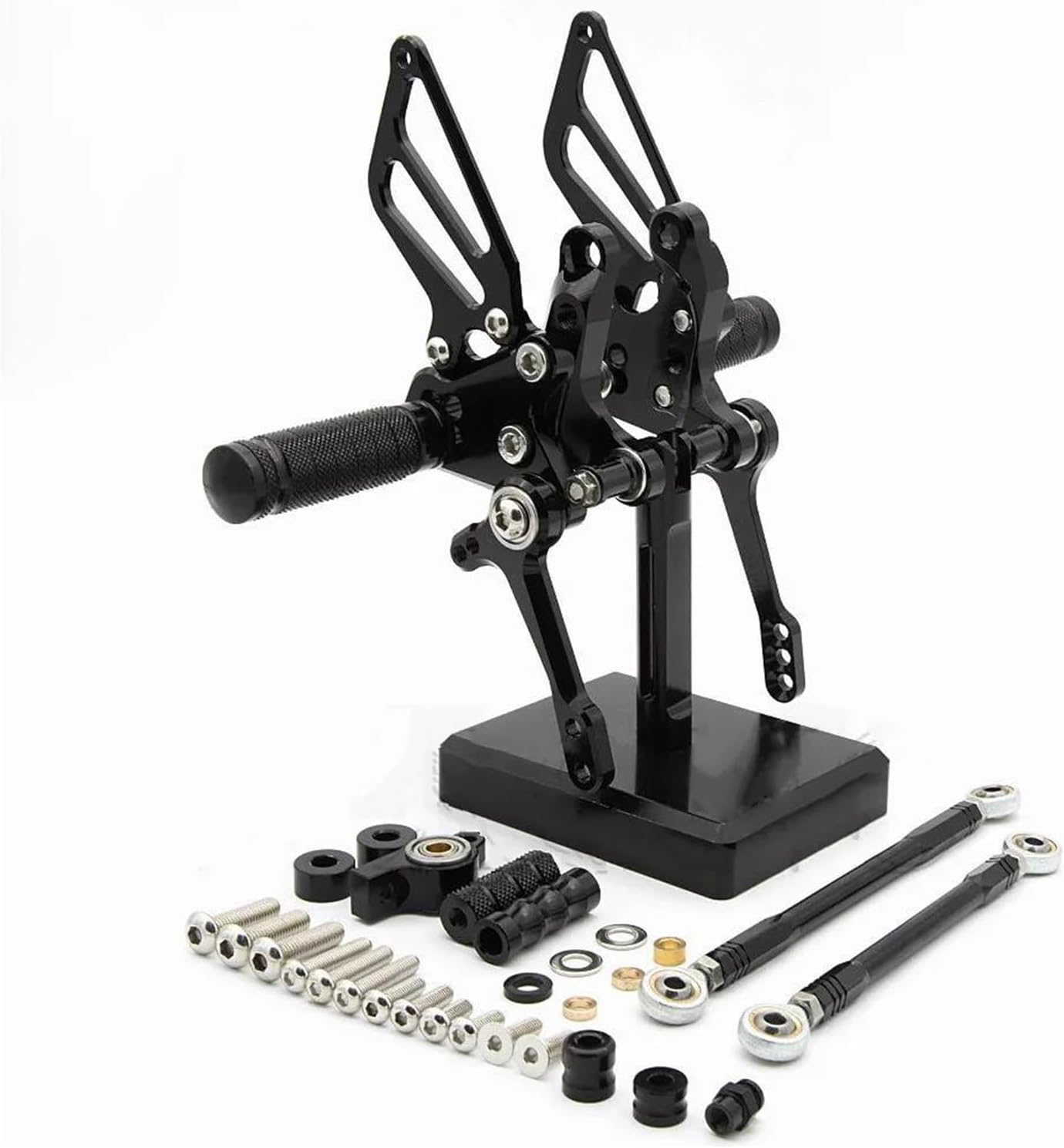 Foot Pegs Pedals Motorcycle Footrests For 749 999 Motorcycle Footrest Rearset Footpeg CNC Adjustable Pedal Foot Peg Rearset Rear Set For 749 999 Footpeg(1)