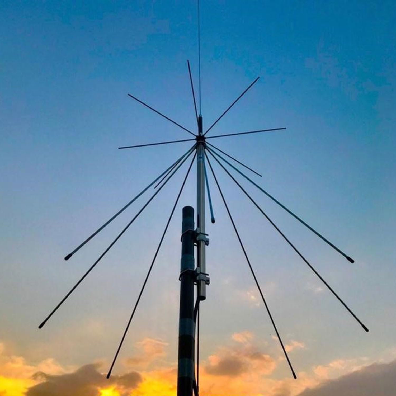 Discone Antennas D3000/ Scanner Antenna/CB UHF VHF Antennas 25-3000MHz for Scanner SDR Radio, Receive Transmit HF VHF UHF MW SW HF AIR FM FRS GMRS Antenna