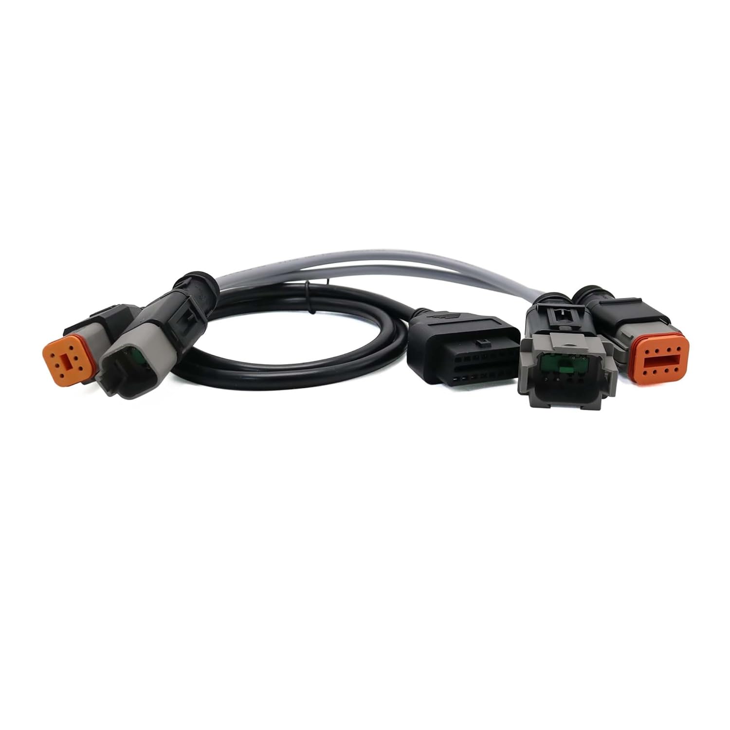 Marine Engine Diagnostic Wiring Harness Cables of 6+8 Pins for Scanner Tool Adapter Engine Parts